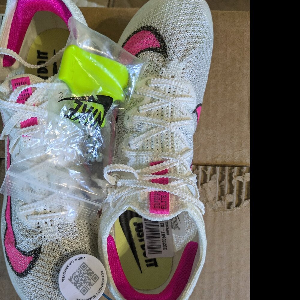 NEW Nike Zoom Superfly Elite 2 Men Size 8/Women Size 9.5 Track Spikes Sail/Pink